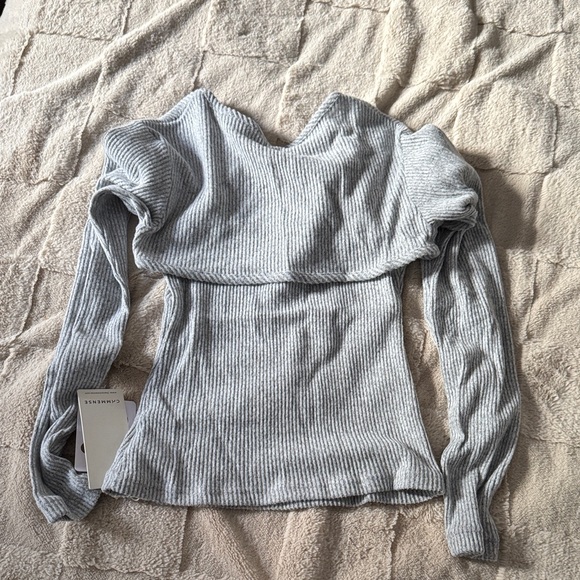 Commense Mauve Shrug Knit Two-Piece Matching Set (Top) - Picture 4 of 8